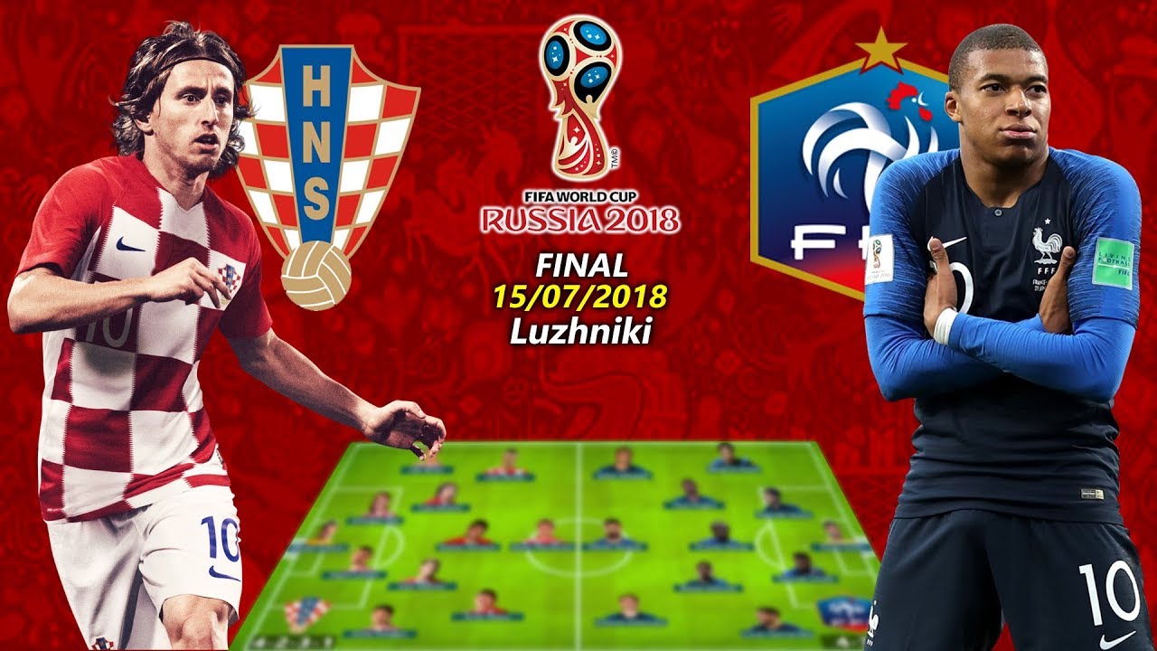 نهائي كأس العالم 2018 فرنسا vs بلجيكا